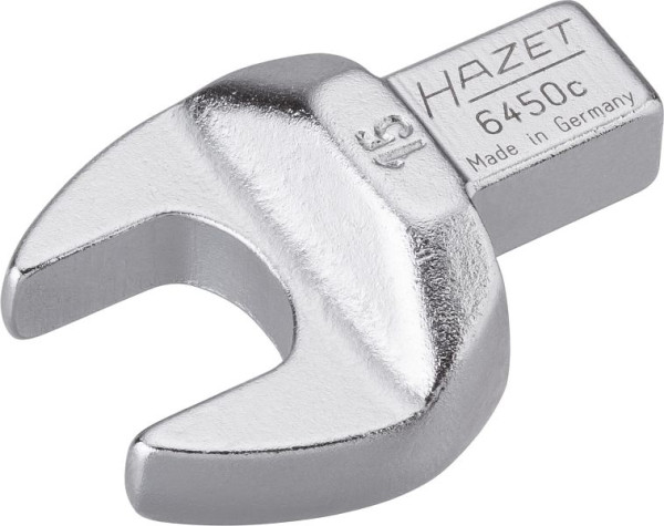 Clé à fourche insérable Hazet, carré insérable 9 x 12 mm, profil hexagonal extérieur, 15 mm, 6450C-15