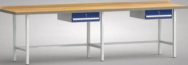 Etabli professionnel KLW 3000 x 700 x 905 mm L x P x H (version ERGO), WP302E-3000M45-E7002