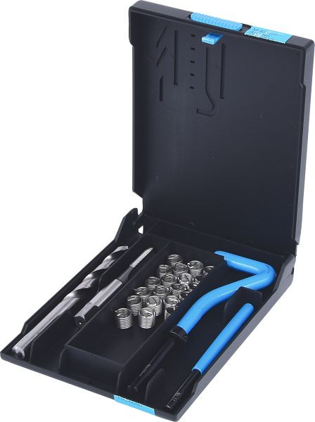 KS Tools kit de réparation de filetage en acier inoxydable M8x1,25x10, 8mm, 24 pièces, 150.6040