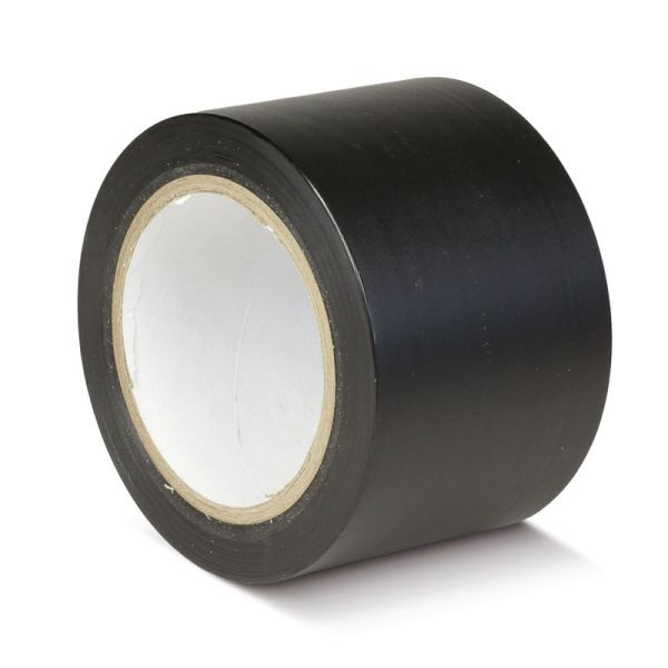 Ruban de marquage au sol Mehlhose standard noir 75mmx33m, KMSS07533