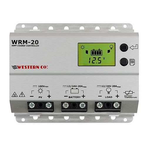 Contrôleur de charge solaire occidental MPPT WRM20, 322139