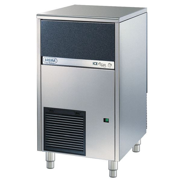 Machine à glaçons Brema refroidie à l'eau, 46kg/24h, dimensions 500 x 580 x 800 mm (LxPxH), BE1906046