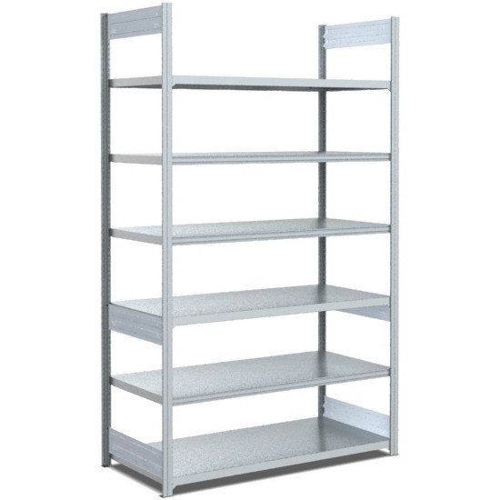 BITO rayonnage à usage bilatéral, champ de base 40mm kit de sol / rack d'archives 100kg 2199x996x624 galvanisé, C1240-0002