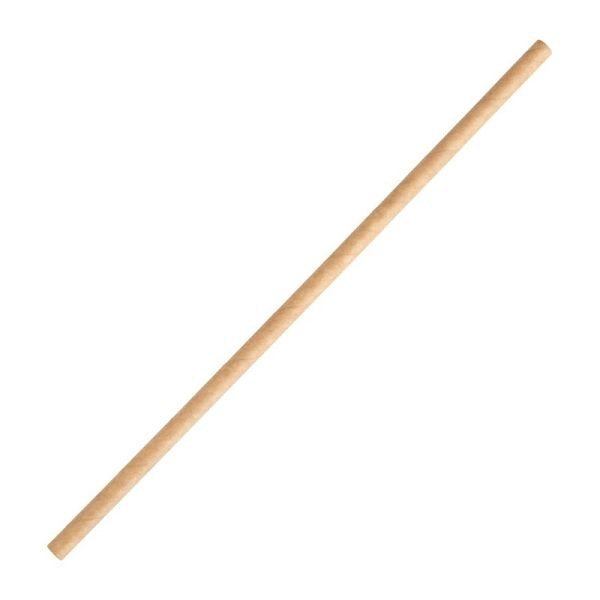 Fiesta Compostable Kraft Pailles Compostables (Paquet de 250) FB138
