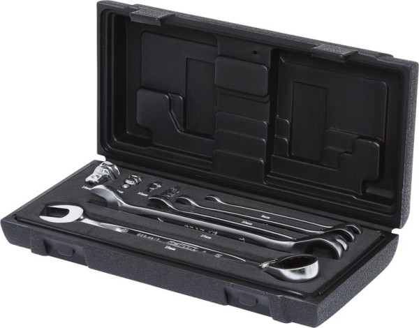 KS Tools GEARplus jeu de clés mixtes à cliquet, réversibles, 9 pièces, 503.4650