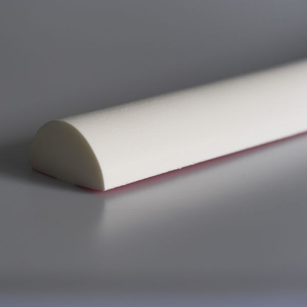 Protection de surface Knuffi, profil d'avertissement et de protection type C+, blanc 1 avec 4 vis, PC-11312
