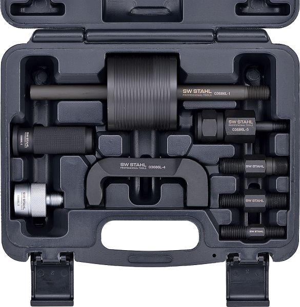 Jeu d'outils d'extraction d'injecteur SW-Stahl, Mercedes-Benz, 8 pièces, 03686L