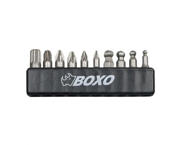 Jeu d'embouts Boxo 1/4" - Pozi, tête sphérique interne 6 pans, BH4281-2