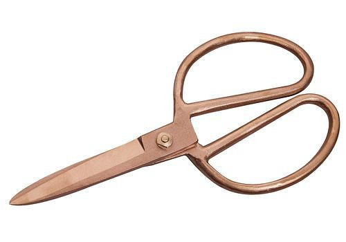 Ciseaux multi-usages DENIOS, 210 mm, cuivre-béryllium, anti-étincelles, pour zones Ex, 272606