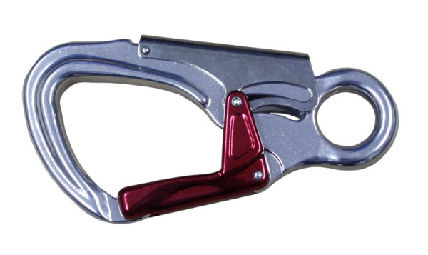Mousqueton à une main Funcke FSK10, mousqueton à une main en aluminium, largeur d'ouverture : 24 mm, 70020500