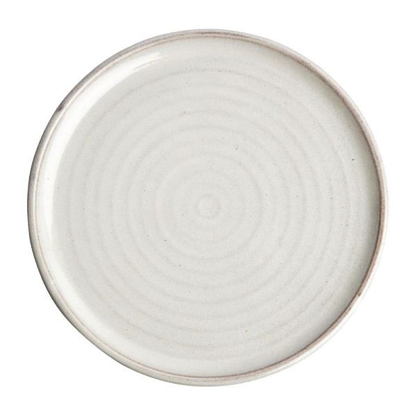 Assiette ronde en toile OLYMPIA avec bord étroit blanc 26,5 cm, UE: 6 pièces, FA331