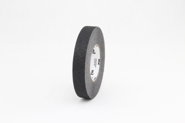 Revêtement antidérapant m2 Rouleau noir déformable 25mmx18,3m, M2SR025183