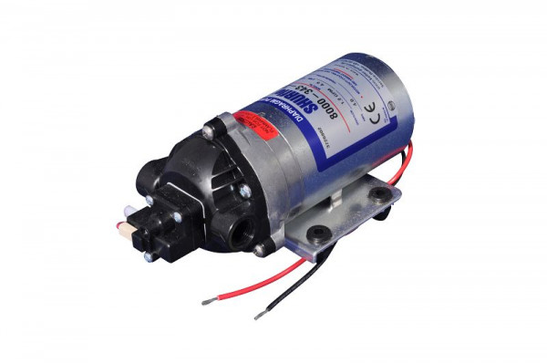 Pompe à membrane SHURFLO 12V, débit max. env. 3,8 l/min, pression max.