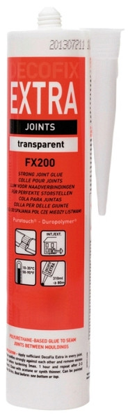 rutec Projekt Decofix Extra transparent 310 ml pour joints pour 80M MHD 05/22, PFG952
