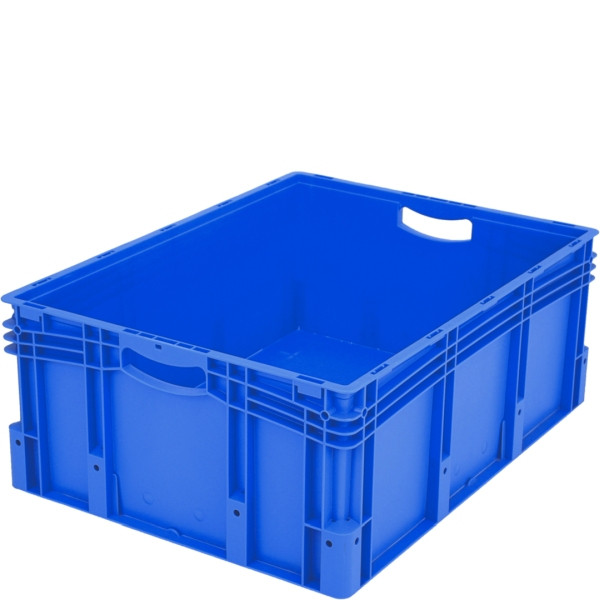 BITO Bac gerbable Euro XL avec double fond /XL 86321D 800x600x320 bleu, double fond, C0293-0007