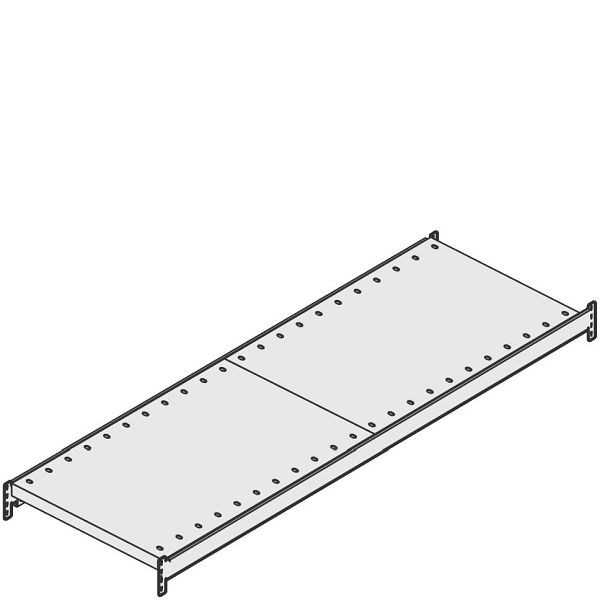 Ensemble d'étagères BITO / étagère 2000x500 galvanisé, C0720-0007