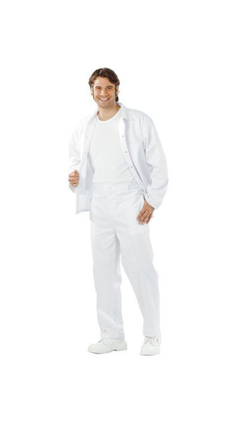 Veste homme Planam Food, blanc pur, taille 42, 5310042
