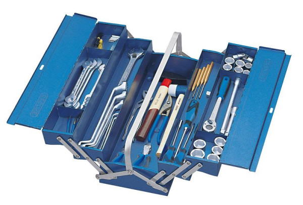 Assortiment d'outils GEDORE dans la boîte à outils, 5 compartiments, forme longue, 6610660