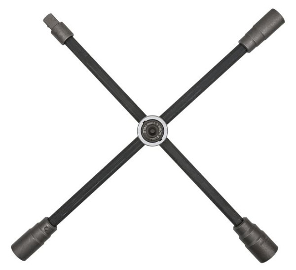 Clé cruciforme de roue KS Tools, 3/4"x24x27x32mm avec joint coulissant pour véhicules utilitaires, 518.1163