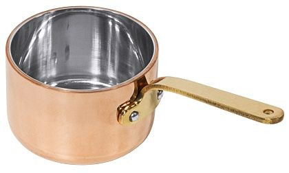 Casserole Contacto 7 cm, profonde en cuivre/acier inoxydable, 8771/070