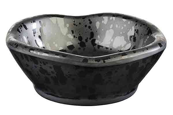Bol APS -GLAMOUR-, Ø 8 cm, hauteur : 3 cm, mélamine, noir, 0,05 litre, 84365