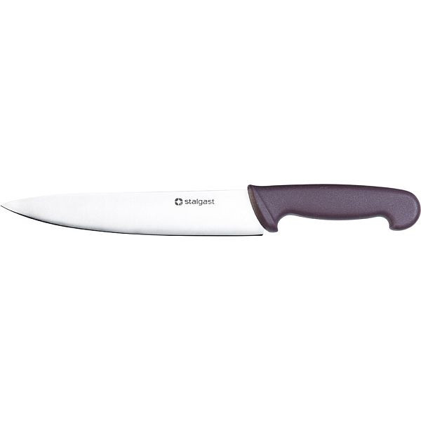 Couteau de cuisine Stalgast, HACCP, manche marron, lame inox 22 cm, MS0926210