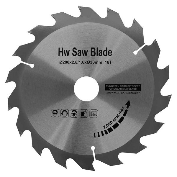 Lame de scie Holzmann TCT KSB 200x2,8/1,6x30xZ18, KSB20028Z18