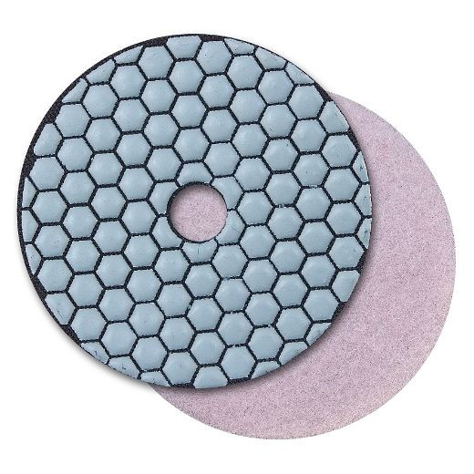 ELMAG DiaProfi tampon de polissage Ø100mm, granulométrie 3000, support Velcro, 62306