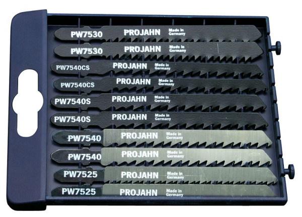 Assortiment de lames de scie sauteuse Projahn 10 pièces HolzPRO, 63001