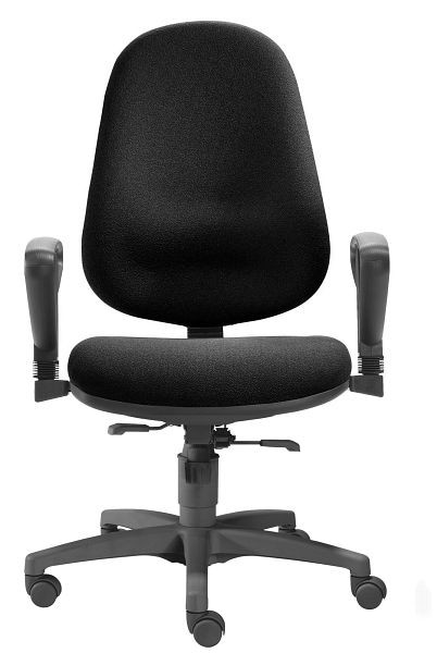SITWELL PROFI Ultra, noir, chaise de bureau sans accoudoirs, SY-10.000-M-88-109-00-44-10