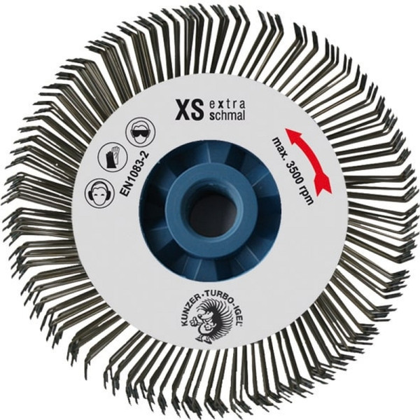 Kunzer Turbo Hedgehog XS, 1 pièce et mandrin (extra étroit), 7TIXS02