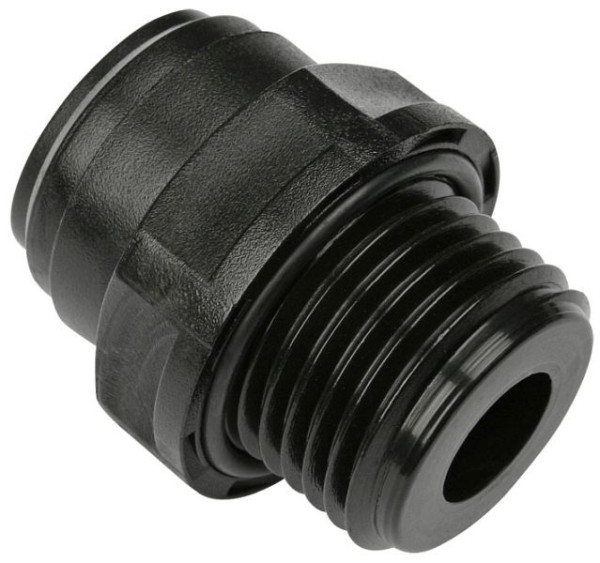 temporisateur B-GE-15-1/2-KU-H2O, Raccord vissé droit, cylindrique, pour eau, tuyau Ø : 15 mm, filetage : 1/2'', UE : 5 pièces, 03080125