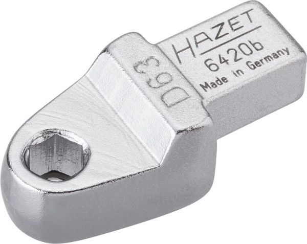Porte-insert Hazet pour embouts, insert carré 9 x 12 mm, six pans creux 6,3 (1/4 pouce), 6420B