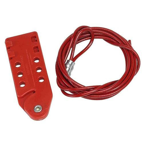 Système de verrouillage par câble DENIOS avec câble, longueur 3 m, 311867