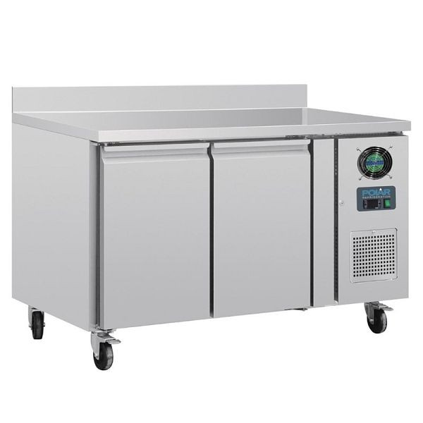 Congélateur Polar série U en acier inoxydable à 2 portes avec protection contre les éclaboussures 282Ltr, DL916