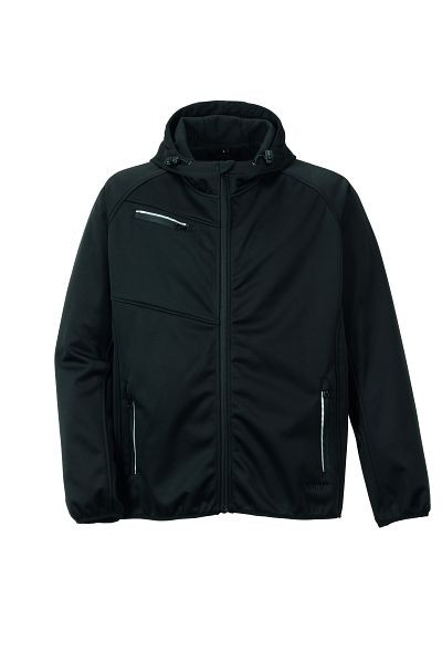 Veste softshell Planam Outdoor Fog, noir, taille 4XL, 3760068
