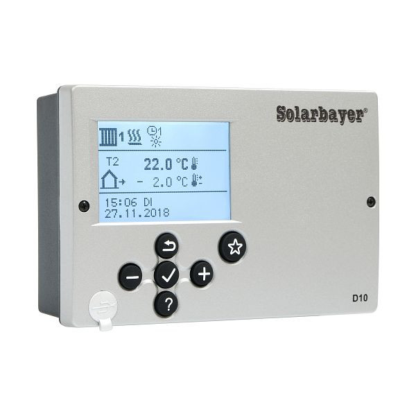 Régulateur de chauffage Solarbayer D10, 520202000