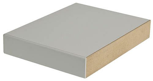 Bedrunka+Hirth plan de travail profondeur 600 mm, plaque intermédiaire pour liaison, panneau MDF avec revêtement HPL 0,7 mm, 1400/30 mm, 07.8114.62H