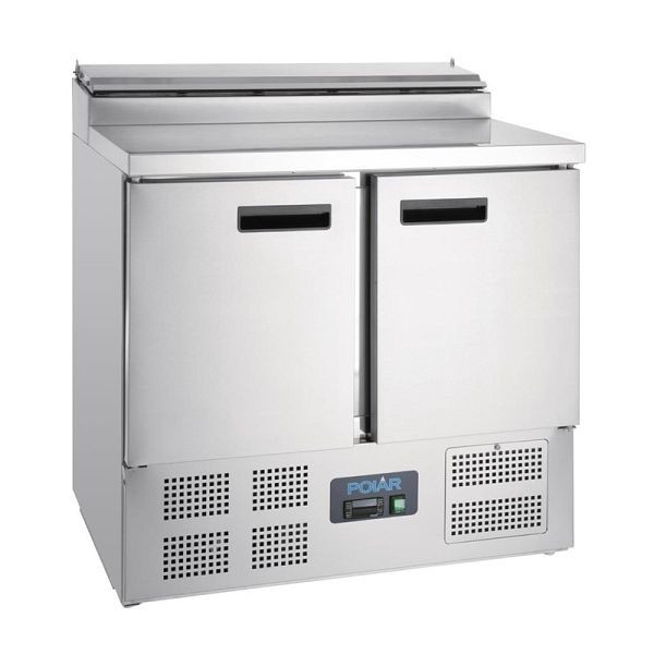Glacière à pizza Polar Saladette 2 portes 254L, G604