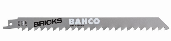Lame de scie sabre Bahco, pointe au carbure, 150 mm, 6 dents par pouce, SL, 3946-150-6-SL-1P