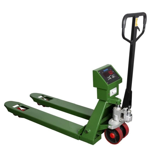 Transpalette ALLPAX avec balance 2 t / 0,5 kg avec imprimante, télécommande, 10011849