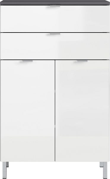 Commode GERMANIA GW-MAURESA 8531, Graphite/Blanc, 8531-569