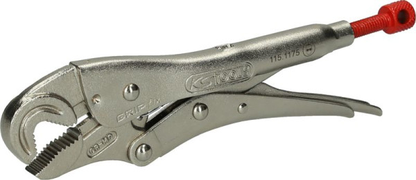 KS Tools Pince à mâchoires avec coupe-fil, 175 mm, 115.1175