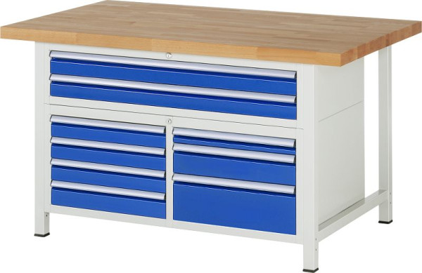 Etabli RAU série 8000 - modèle 8923, L1500 x P900 x H840-1040 mm, 13-8923A2-159B4H.11