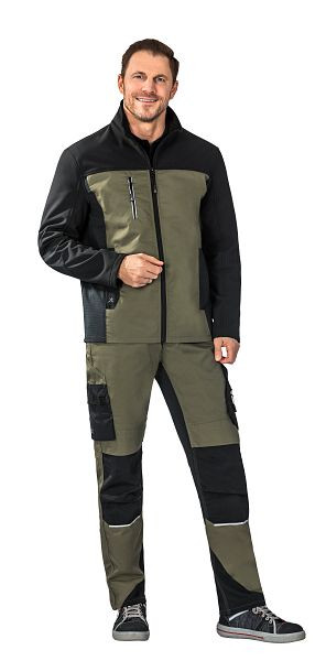 Veste hybride homme Planam Norit, olive/noir, taille 110, 6505110