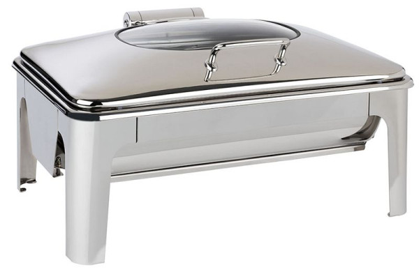 Chafing Dish APS GN 1/1, 60 x 42 cm, hauteur : 30 cm, inox, - EASY INDUCTION -, 1 cadre, 1 bassine d'eau, 12322