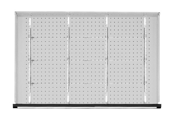 Ensemble de division de tiroir ANKE; pour tiroir 930 x 540 mm (LxP); 1/3 division