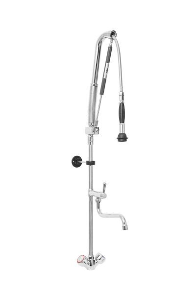 Douche de pré-rinçage monotrou avec stop eau Saro + raccord HILDE, 457-1060