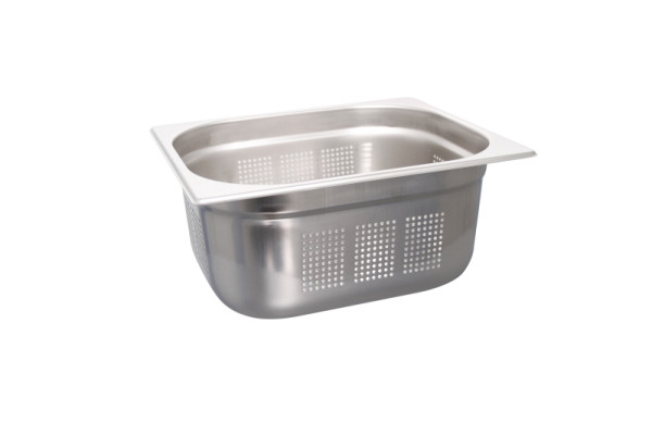 Récipient Schneider GN inox, version perforée, GN1/2 265x325x150 mm, 8,5 L, 530322
