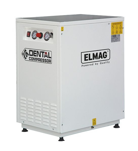 Compresseur dentaire ELMAG 350/8/30W-SILENT, EXTREME SV 30L 2, 00CV, sans sécheur, 21114